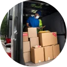 Illustration of a partial truckload